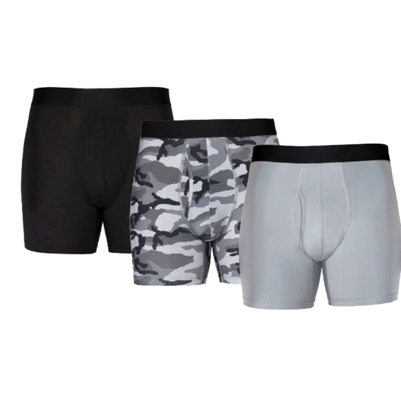 Athletic Works Men's Performance Stretch Boxer Briefs 3pk (48-50) 3XL NWT Camo - Picture 1 of 8